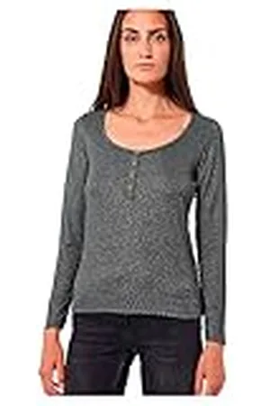 Kaporal 5 FERGY-Camiseta para Mujer (Talla XS), Color Gris Oscuro, Dargrm