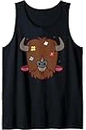 Disney Zootopia Yax the Yak Cute Kawaii Big Face Costume Camiseta sin Mangas