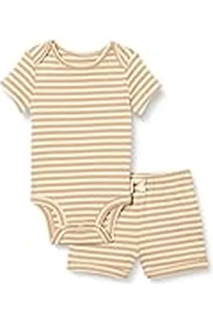 Amazon Conjunto de Body y pantalón Corto Unisex Bebés, , 3-6 Meses