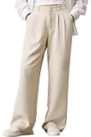 Calvin Klein Jeans Mujeres STRETCH CREPE STRAIGHT PANT J20J224966, Grey (Pelican), 30W