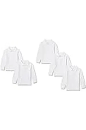 Amazon Polos de Piqué de Manga Larga Niño, Pack de 5, , 11-12 años