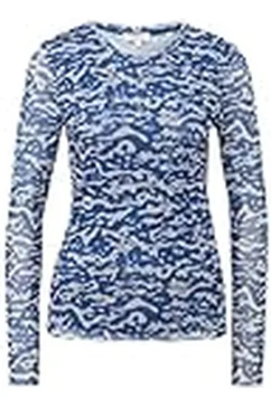 QS by s.Oliver T-Shirt Langarm Camiseta de Manga Larga, , 48 para Mujer