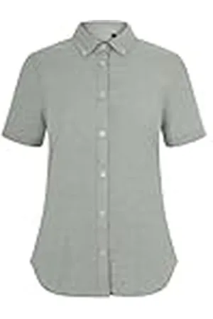 Velilla 405025S; Camisa Oxford Stretch Manga Corta Mujer; Color ; Talla 2XL