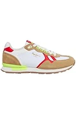 Pepe Jeans Brit Retro W, Zapatillas para Mujer, Marrón (Sand Beige), 7