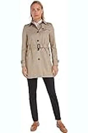 Tommy Hilfiger HERITAGE SINGLE BREASTED TRENCH WW0WW24966, Ropa de Exterior Mujer, , XS