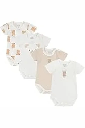 chicco Set 4 Body Aperto Spalla M/C Ropa Interior, , 3 Mes (Pack de 4) para Bebés