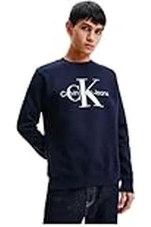 Calvin Klein CORE MONOLOGO CREWNECK J30J320933, Pulóveres Hombre, , XS