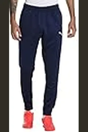 PUMA Teamrise Poly Training Pants, Pantalones de Jogging, Azul Marino (Peacoat- White), M EU