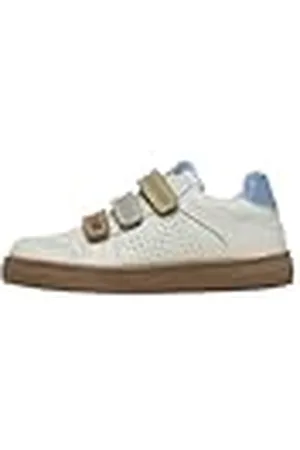 Naturino THERAL VL. Calf Milk-Cognac-Taupe-Stone, Patucos, Bianco, 34 EU
