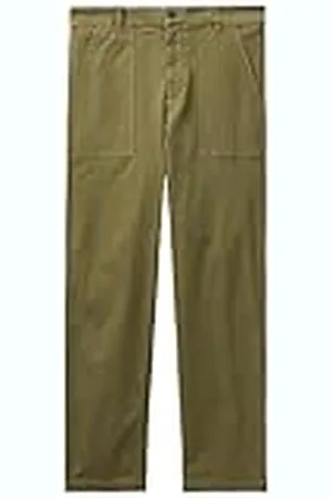 Benetton Pantalone 43qfuf02j, Pantalones Hombre, Verde (Verde Militare 913), 52