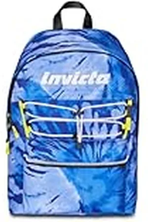 Invicta Mochila Escolar Americana Fantasy, Azul, con Compartimento para Ordenador o Tablet, Mochila Superior, Universidad y Viaje, para Chico y Hombre, Inserciones Reflectantes, , Talla