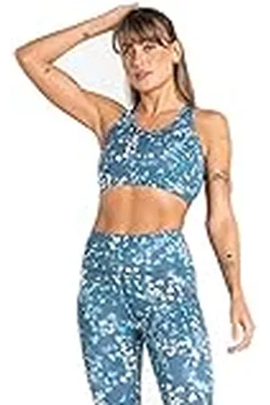 Dare 2B Mantra Bra Sujetador deportivo para mujer en tejido Q-Wic suave al tacto, elástico y reciclado - almohadillas removibles y diseño de tiras en la espalda