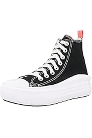 Converse Chuck Taylor All Star Move, Sneaker, Black/Pink Salt/White, 36 EU