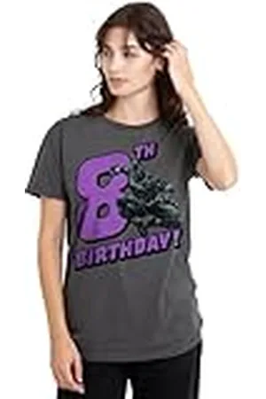Black Panther Mandarin creative ltd Birthday 8 Ladies T Shirt, Charcoal Camiseta, , M para Mujer