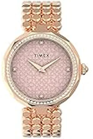 Timex Reloj Analógico para Mujeres de Cuarzo con Correa en Latón TW2V02800