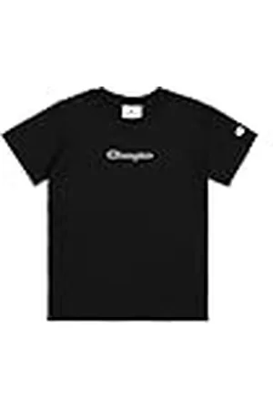 Champion Legacy Boy - Graphic Crewneck T-Shirt with Large Logo, Camiseta Niños,