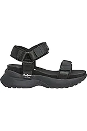 Pepe Jeans Venus Block Sandalia para Mujer, (Black), 7