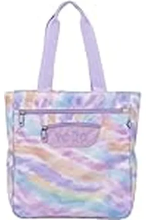 TOTTO Bolso Escolar, Modelo Cutara, Bolso para Ordenador Portátil 14 Pulgadas, Capacidad 16L, 3 Bolsillos con Cremallera, Bolsillo Trasero, 2 Bolsillos para Botella, Estampado Colores Pastel