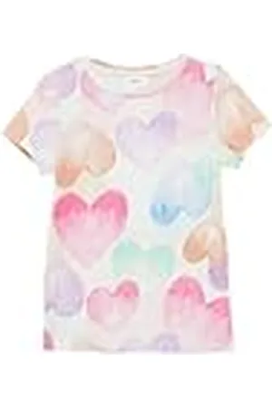 QS by s.Oliver 2161874 Camiseta, Color Blanco Lana, 104-110 para Niñas