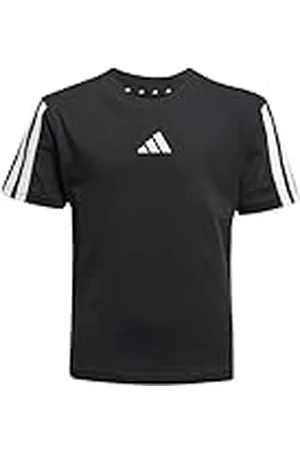 adidas Unisex niños Essentials 3 Stripes Sleeve T-Shirt, , 6-7 Years