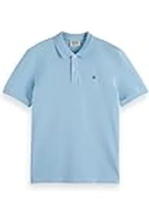 Scotch&Soda Seasonal Core-Logo Pique Polo Camisa, , L para Hombre