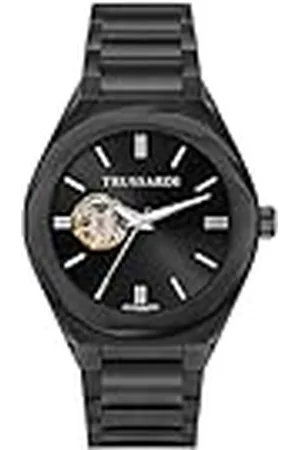 Trussardi Reloj Analógico para Hombres de Automático con Correa en Acero Inoxidable R2423156001