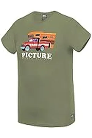 Picture Camiseta de Manga Corta Schimido Military