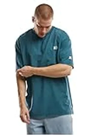 STARTER BLACK LABEL St401-starter Essential Oversize tee Camiseta, Lavada con ácido Azulado, L Hombres