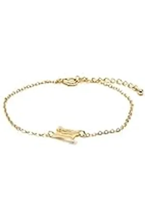 Luxenter Pulsera Alphabet acabado oro 18k - Letra N