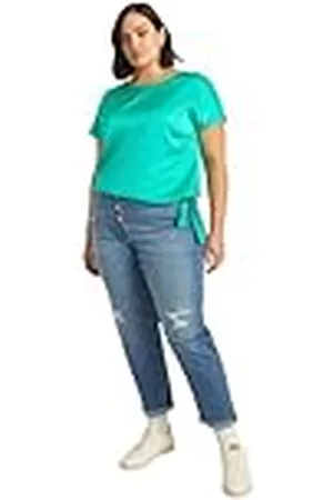 Fiorella rubino Lenzing Ecovero Viscose Blouse with Knot At The Hem Camiseta, , 50 Grande Mujeres
