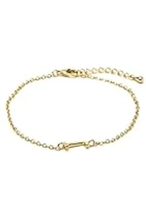 Luxenter Pulsera Alphabet acabado oro 18k - Letra J