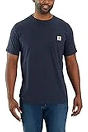 Carhartt Force Relaxed Fit Midweight Short-Sleeve Pocket T-Shirt Camiseta de Trabajo utilitario, , S de los Hombres