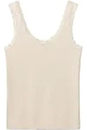 Benetton Canotta 3ovl1h009 Camiseta, , S Mujeres