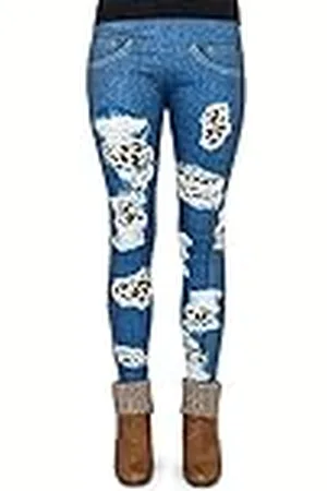 cosey Bedruckte Bunte Leggings, , Talla única Mujeres
