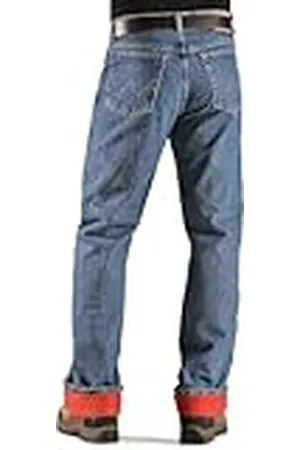 Wrangler Thinsulate™ Pantalones vaqueros de aislamiento de entrepierna de 30 pulgadas, lavado a piedra, 36