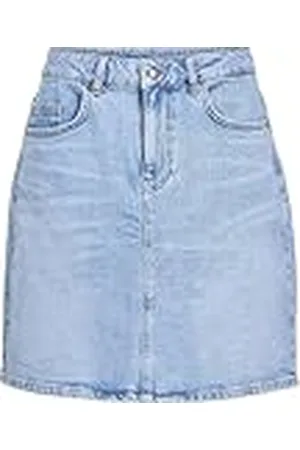 Object Objellen HW Short Denim Skirt Noos Falda Vaquera, , L Mujeres