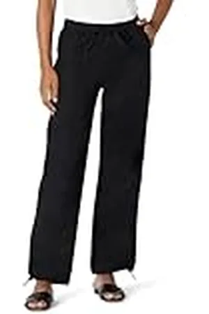 Amazon Pantalones Largos Parachute Oversize de Tiro Medio con Pernera Ancha Mujer, , XL