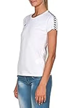 Arena Camiseta para Mujer Ikoner Team Til kvinder T Camiseta, Blanco - Negro, Talla única EU