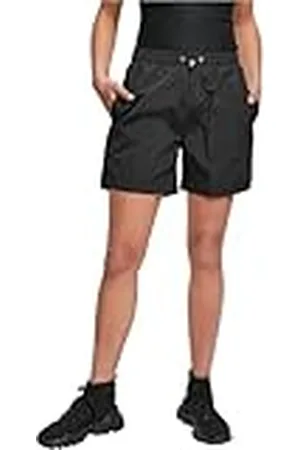 Urban classics Ladies Crinkle Nylon Shorts Pantalones Cortos, , S para Mujer