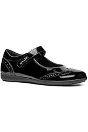 Geox J IBERIDE Girl H, Bailarinas Planas, Black, 33 EU