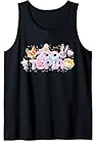 Disney Zootopia Cute Cotton Candy Friends Logo Camiseta sin Mangas