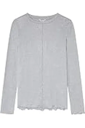 Springfield Camiseta, Gris Claro, S para Mujer