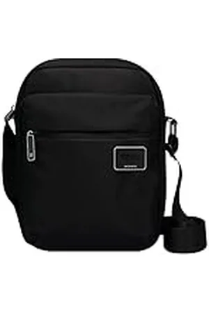 TOTTO Bolso RTG Bandolera: Elegante y Práctico para Hombres en Color Negro, Talla Única