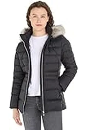 Tommy Hilfiger Mujer Cazadora de plumas Down Jacket With Fur invierno, , XXL
