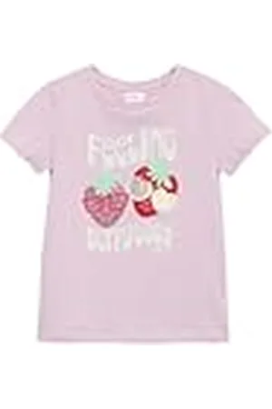 QS by s.Oliver 2163374 Camiseta, Rosa, 116-122 para Niñas