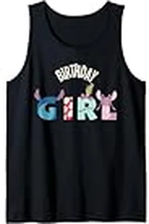 Disney Lilo & Stitch "Birthday Girl" Matching Birthday Party Camiseta sin Mangas