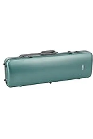GEWA Fun Series - Estuche para violín de policarbonato 4/4, Color Verde/Gris, Interior Negro, 2 Correas extraíbles para Mochila, Bolsa de Accesorios, Soporte Flotante y asa Lateral Adicional, Verde