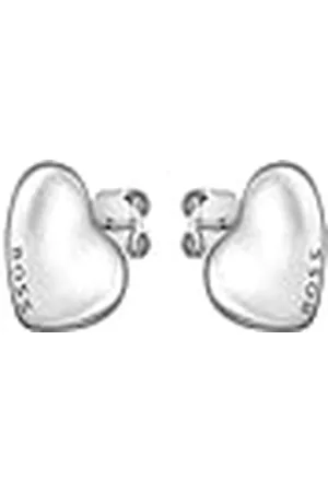 HUGO BOSS Jewelry Pendientes de Botón en Acero Inoxidable para Mujer Colección HONEY con Forma de Corazón - 1580563