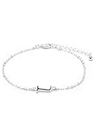 Luxenter Pulsera Alphabet acabado plata - Letra J