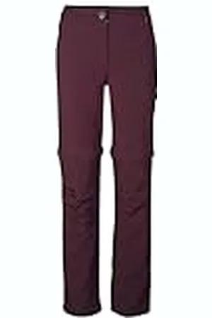 Killtec Mujer Pantalones funcionales/Pantalones de Senderismo con Perneras con Cremallera KOS 5 WMN PNTS, weintraube, 44, 42820-000